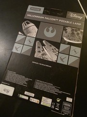 Star Wars Millennium Falcon Posable Desk Lamp Lamp by Paladone NEW