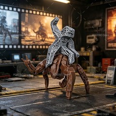 Project Hail Mary Rocky Action Figure 3D Printed Poseable PLA Collectible 1pcs