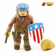Marvel Minimates Series 40 Captain America First Avenger Movie Frontline Cap