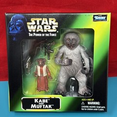 Star Wars Power of the Force Kabe And Muftak Figure Set 1998 Sealed POTF