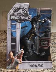 Jurassic World Indoraptor Black Posable Dinosaur Action Figure Ages 3+