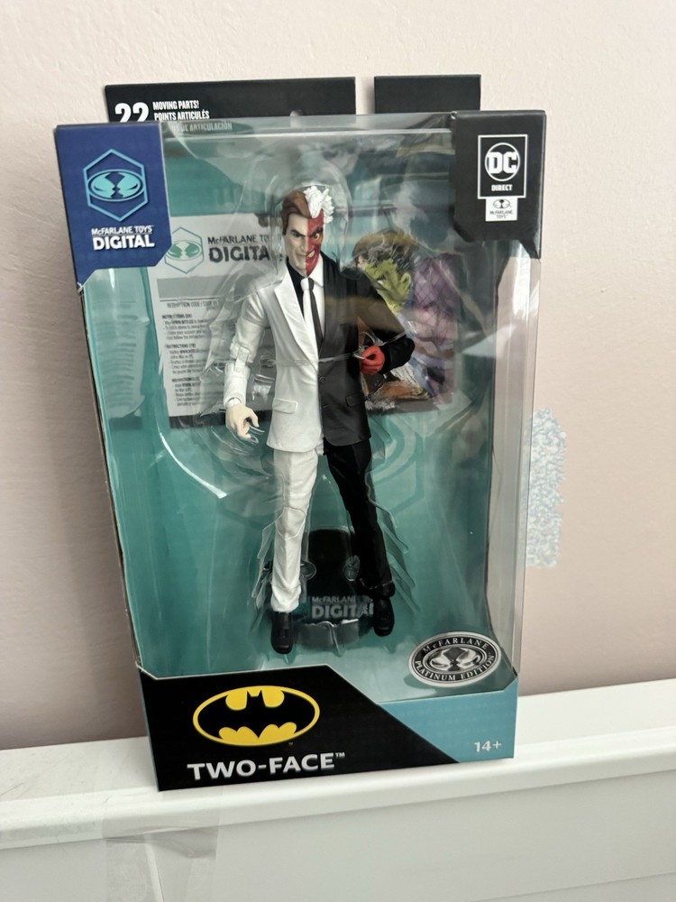 McFarlane Digital DC Multiverse Two-Face Silver Age Platinum Editon New