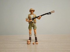 Jurassic Park Amber Collection 1:12 Scale Lot (Complete – No Dinosaurs) I Mattel