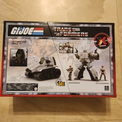 Transformers Autobot Kup Triple T G.I. Joe Sgt. Slaughter Leatherneck Box Damage