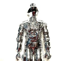 G.I. Joe Lady Jaye Toys Red Shadows Silver Chrome Trooper Complete 3.75”