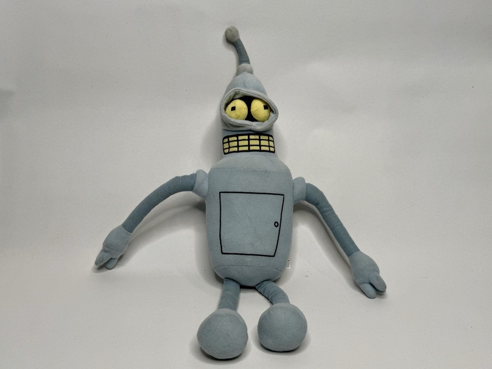 FUTURAMA Bender Robot Plush Toy Factory 2014 Matt Groening 19″ Stuffed
