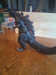LOOK Shin Godzilla 6″ Action Figure 2016 Bandai Toy Giant Monster Movie Version