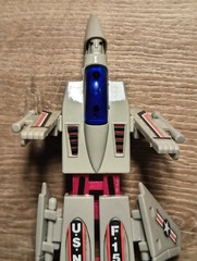 Vintage 1984 GOBOT Dynabot Motorized Military JEEP Red Charger F-15 Fighter Jet