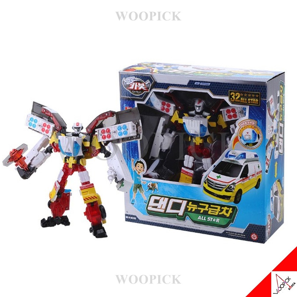 Hello Carbot DANDY RESCUE All Star NEW Ambulance Transformer Robot Car Toy 2026