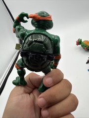 TMNT LEO DON RAPH MIKE Wacky Action LOT OF 5 Turtles Playmates 1989