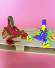 Articulated Scorpion, Flexi Fidget Toy, 3D Printed