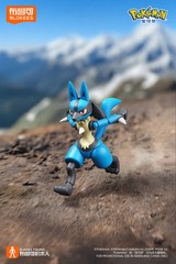 Blokees Pokémon Snorlax Lucario Nidoking Cinderace Scyther Anime Figure Toy