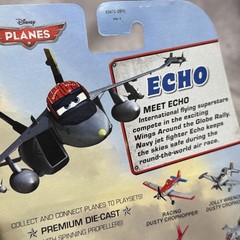 Disney Planes Echo Premium Die-Cast Navy Fighter Jet Airplane (2012, Mattel)
