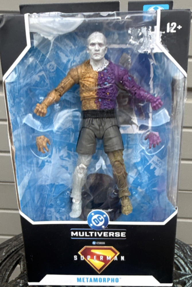 DC Multiverse Superman Metamorpho Action Figure 7in With Clothes & Extra Hands
