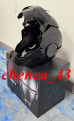 New in US!! Autoking Iron Man Helmet Full Black MK5 1/1 Voice-controll Mask Gift