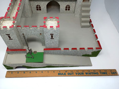 1960’s Britains Swoppet Knight Wooden Toy Castle FAO Schwarz