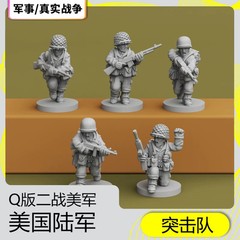 Unpainted 1/72 1/100 1/144ww Ii Us Army Soldier Full Set 57pcs Man Group Model