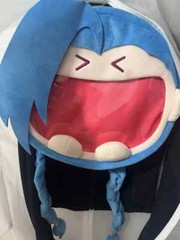LOL Presale League of Legends Arcane Jinx Itabag Backpack 38cm Anime Head Bag