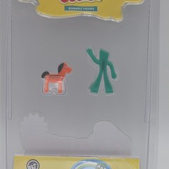 World’s Smallest Gumby Bendable Figure Set Gumby & Horse Green/Orange