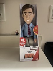 The 40 Year Old Virgin ANDY Shelf Talkers 14 talking Lines Brand New Sealed Box