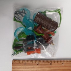 Mixed Lot Unidentified Toy Accessories Weapons Miscellaneous Small Junk