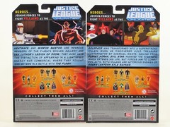 Justice League Unlimited 3-Packs LOT OF 2 Heatwave Flash Mirror Goldface Rayner+