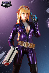 IRIS 1/6 Gunmetal Purple Catsuit Set for TBL/Phicen S07C/S10/S18/S22/S23