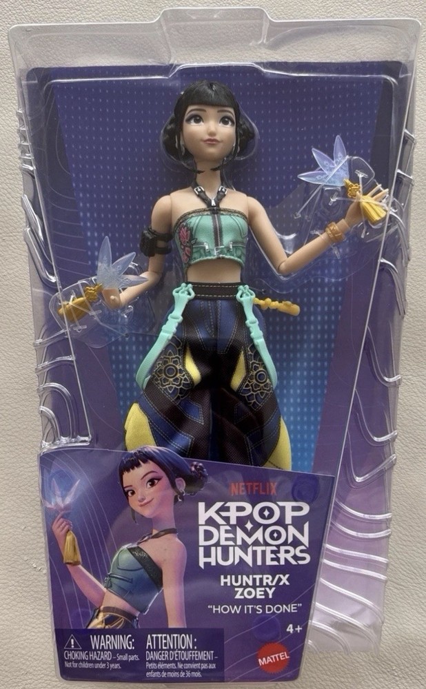 KPop Demon Hunters HUNTR/X Mattel Fashion Dolls “How It’s Done” Zoey