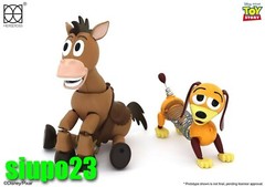 Herocross ~ HMF #079 Disney Toy Story Bullseye + Slinky Dog Figure Deluxe Ver