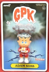 Unpunched Super7 ReAction Garbage Pail Kids GPK Adam Bomb Red Figure Blue Card