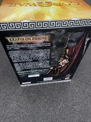 Gaming Heads God of War Kratos Throne Deluxe Edition Statue In Stock NEW 🔥