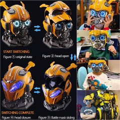 US!!! Toy Gifts—Original Killerbody 1:1 Bumblebee Helmet-English Voice Control