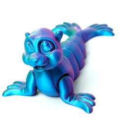 7.1inch 3D Printed Seal Model,Articulated Animals figure,Fidget Toys Home Decor