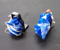 VINTAGE 1983 GI JOE SKYSTRIKER XP-14F JET & ACE FIGURE PARACHUTE COMPLETE HASBRO