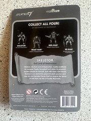 Super7 Reaction Masters of the Universe MOTU Grayscale Exclusive Skeletor