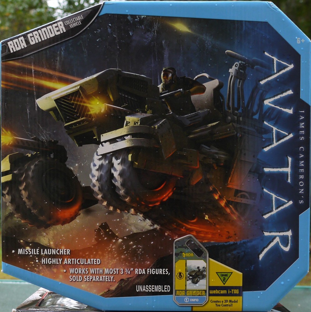 Mattel Avatar RDA Grinder suitable for 3 3/4 Figures/Level 2 Webcam I-TAG NEW