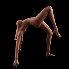 JIAOU DOLL 1/6 JOQ-07F Female Suntan Big Bust Seamless Body For 12″Action Figure
