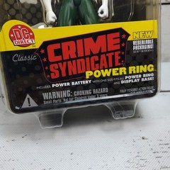 DC Direct Crime Syndicate Power Ring 2002 6″ Adjustable Action Figure Vintage