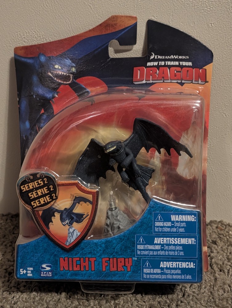 2010 – How to Train Your Dragon – NIGHT FURY -toothless- 4 inch – series 2