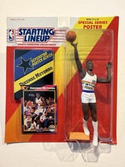 💥🏀 1992 DIKEMBE MUTOMBO Starting Lineup, Denver Nuggets, Card & Poster 🏀💥