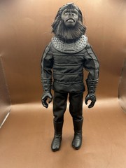 Planet Of The Apes POTA General Ursus Nylon Hair Black Hood 11″ – EUC – Loose