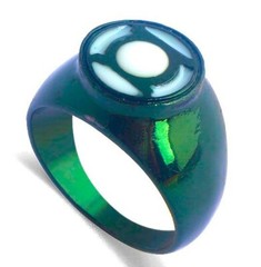 GREEN LANTERN Glow in Dark POWER RING replica up DC Comics light figure action
