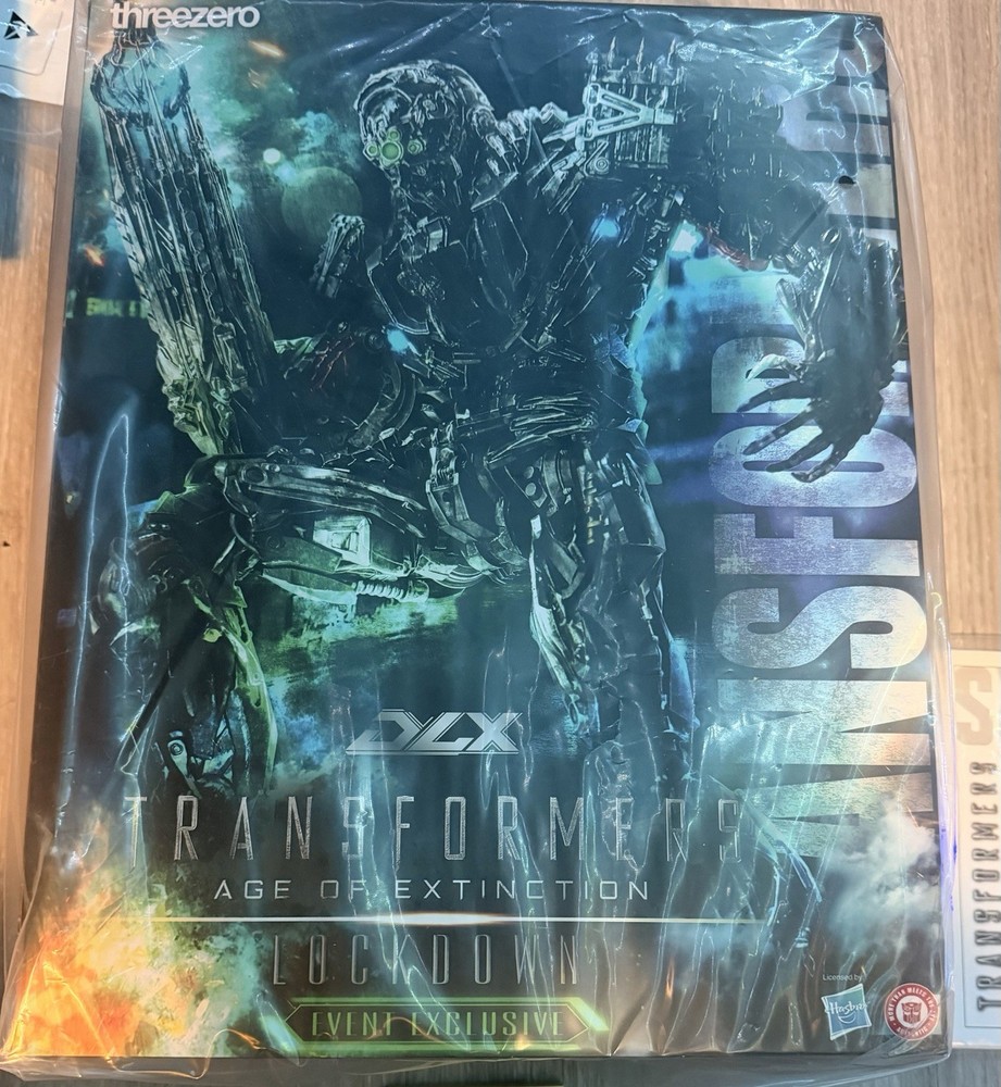 OPENED Threezero DLX Transformers Age of Extinction Lockdown Event Exclusive