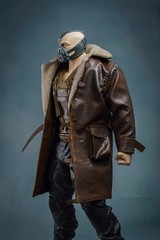 1/10 Windbreaker Coat heroes Bane Fur Long For 7inch Soldier Action Figure Body