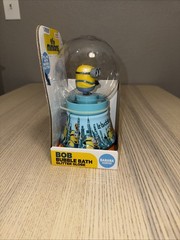 Minions Bob Bubble Bath Glitter Globe 8oz MZB Toy Figure Collectible New Sealed