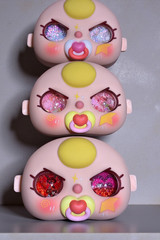 Baby Three 80%, 100% & 400% Replacement Face Plate – Paci – Glitter – Tear Drop