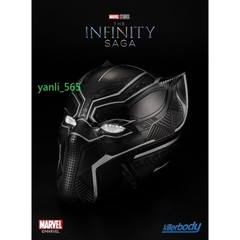 US Stock!!! LED Black Panther Helmet Killerbody 1:1 Wearable Cosplay Mask Props-