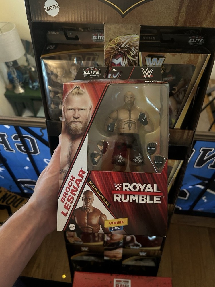 WWE Brock Lesnar Elite Royal Rumble 2024 Figure Build Virgil