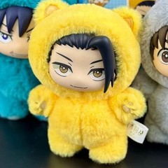 New EAKI Jujutsu Kaisen Cat Ear Plush Keychain Confirmed Color Blind Box