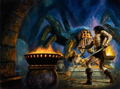FRAZETTA CONAN BARBARIAN, HORSE, RED SONJA, TROLL SPIDER WARRIOR THUNDER LIZARD